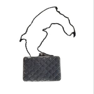 VNTG Banana Republic Chain Crossbody Pushlock Bag